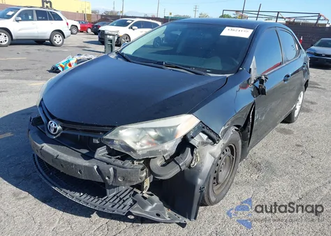 2014 Toyota Corolla L z USA, uszkodzony, nr VIN 5YFBURHE0EP116054